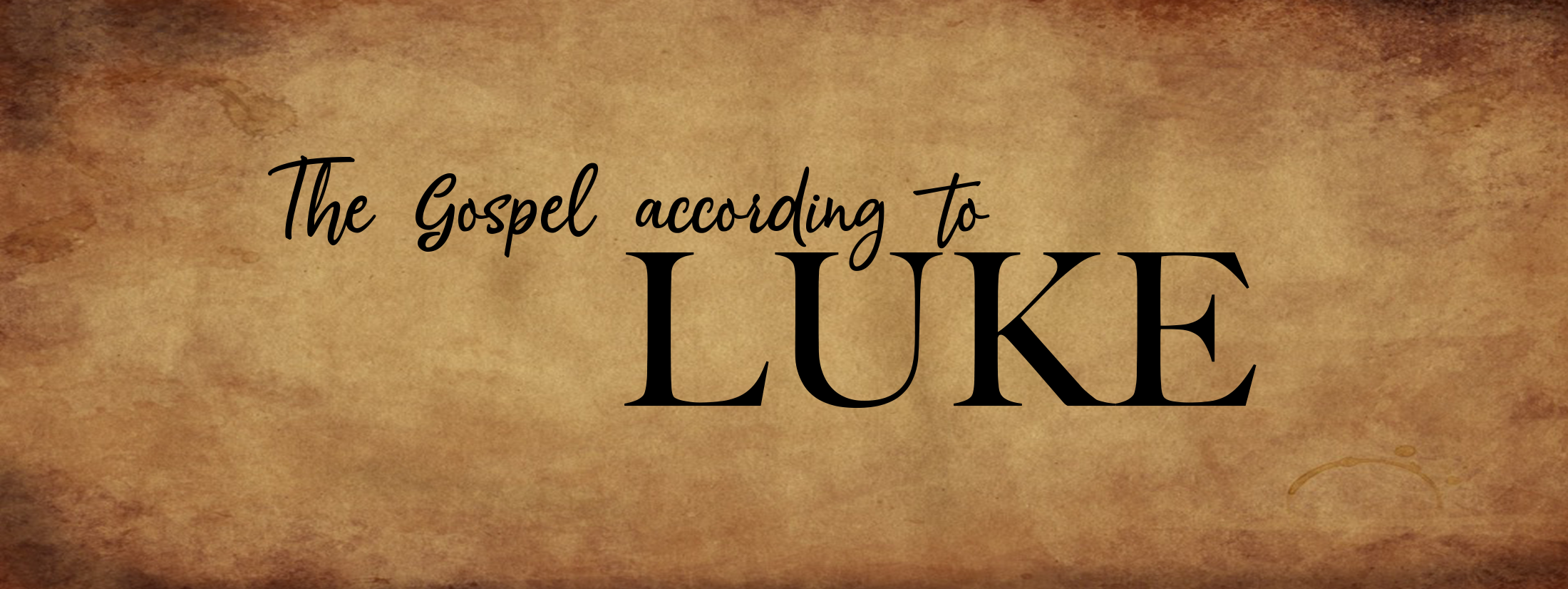 Luke Bible Study